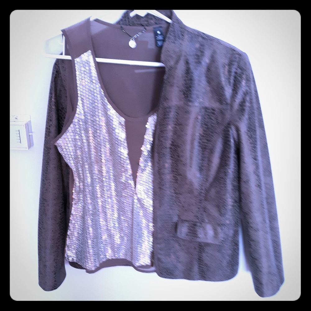 Samantha Gray Snakeskin Jacket 10